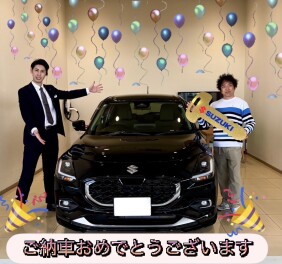 【祝ご納車】最強コンパクトカースイフトのご納車